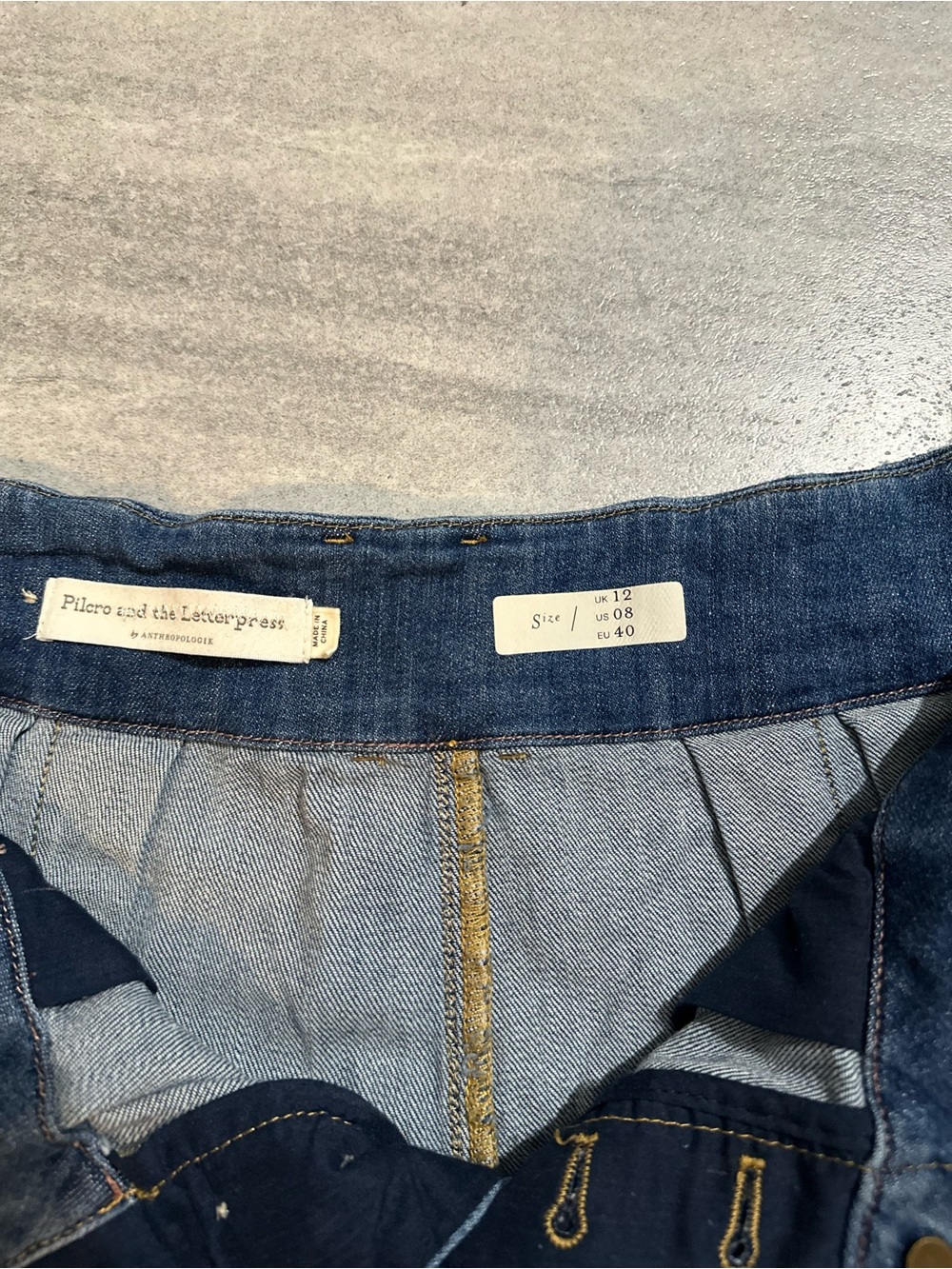Pilcro High-Rise Pleated Wide-Leg Denim Crops 8 - Picture 3 of 7